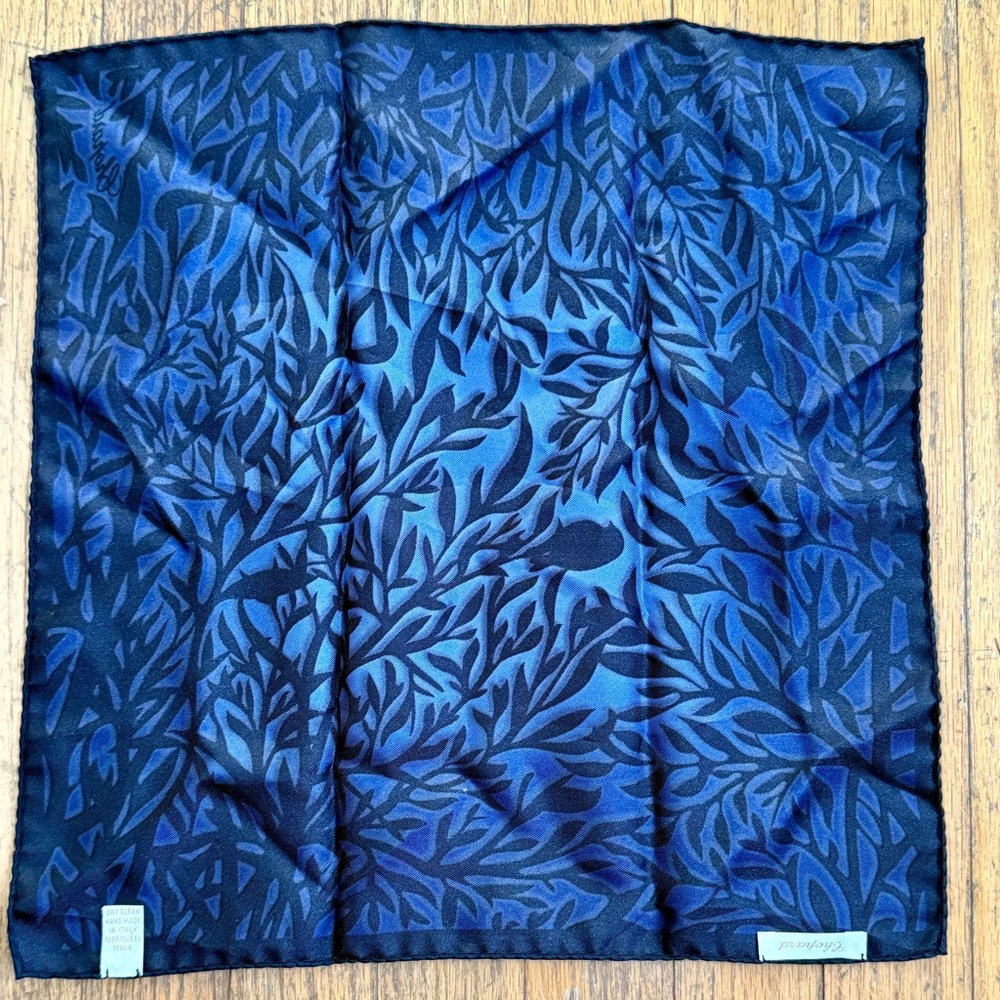 Chopard Blue Silk Pocket Square - image 2